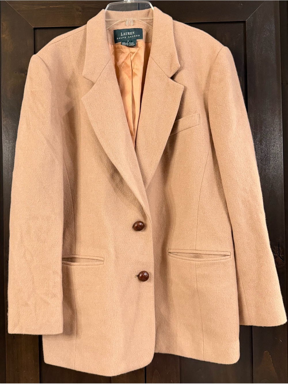 Vintage Lauren Ralph Lauren Wool Angora Blend Blazer Sz 16